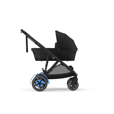 Immagine di Cybex® Passeggino e-Gazelle™ S Moon Black (Black Frame)