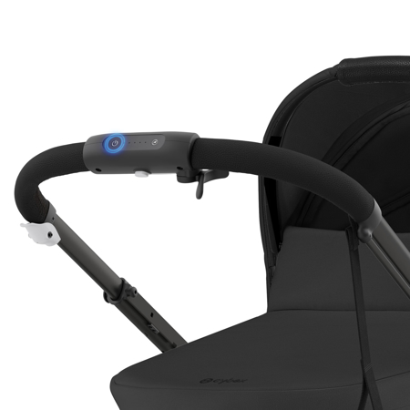 Immagine di Cybex® Passeggino e-Gazelle™ S Moon Black (Black Frame)