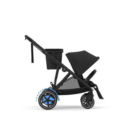 Immagine di Cybex® Passeggino e-Gazelle™ S Moon Black (Black Frame)