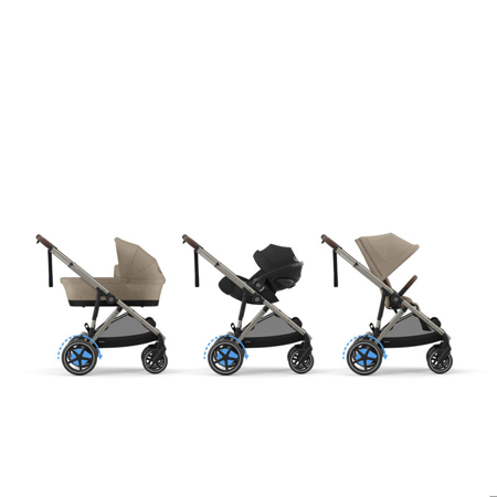 Slika za Cybex® Dječja kolica e-Gazelle™ S Almond Beige (Taupe Frame)
