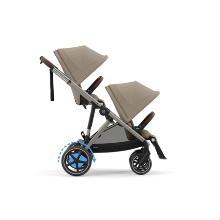 Slika za Cybex® Dječja kolica e-Gazelle™ S Almond Beige (Taupe Frame)