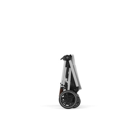 Cybex® Otroški voziček e-Gazelle™ S Stone Grey (Silver Frame)