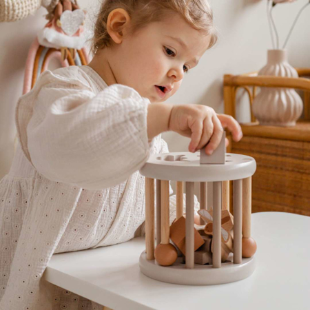 Label Label® Leseni aktivnostni valj Nougat
