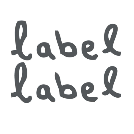 Label Label® Lesena flavta Nougat