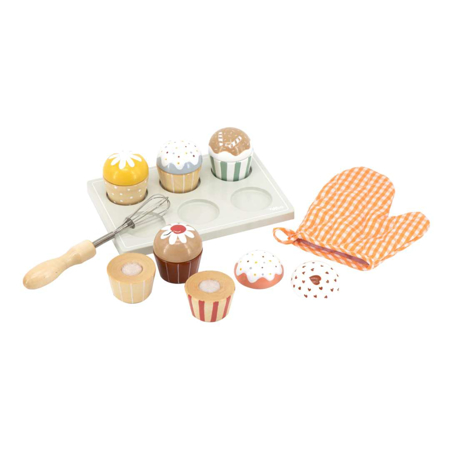 Slika Tryco® Lesen slaščičarski set Cupcake