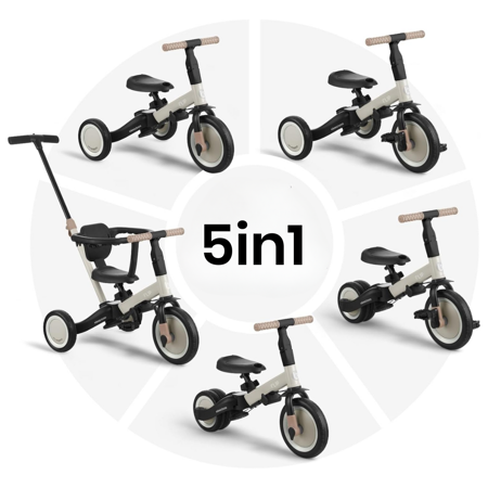 KikkaBoo® Tricycle 5in1 Flip Beige