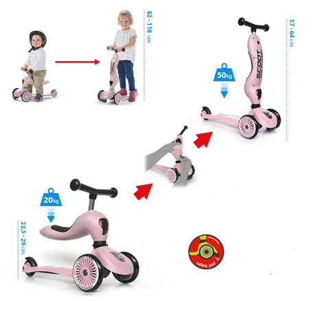 Slika za Scoot & Ride® Dječja guralica i romobil Highwaykick 1 Olive