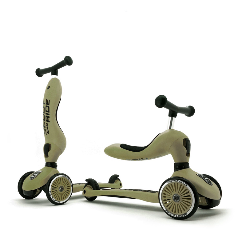 Slika za Scoot & Ride® Dječja guralica i romobil Highwaykick 1 Olive