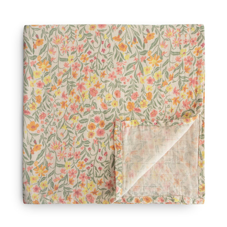 Mushie® Tetra plenička Pastel Blooms 120x120