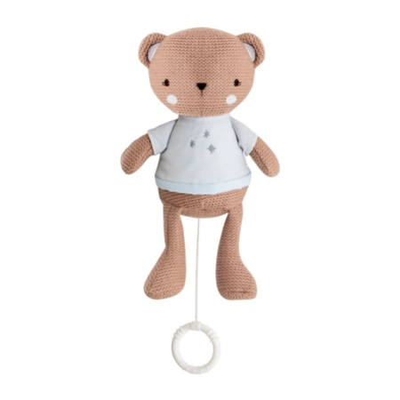 Slika KikkaBoo® Glasbena obešanka Dream Big Beige