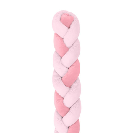Slika za KikkaBoo® Ograda za krevetić Pink 210x20cm