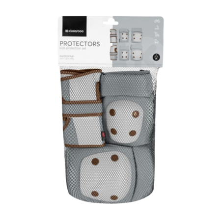 KikkaBoo® Ščitniki za kolena in komolce Grey