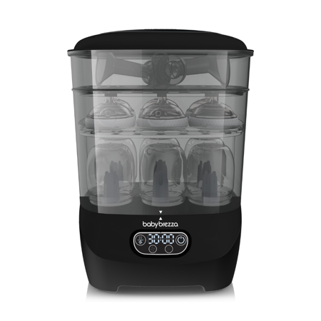 Slika Baby Brezza® Parni sterilizator in sušilec stekleničk Sterilizer Dryer Advanced Black