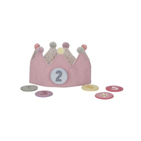 Picture of Little Dutch® Rojstnodnevna krona s številkami Pink