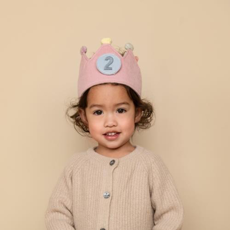 Picture of Little Dutch® Rojstnodnevna krona s številkami Pink