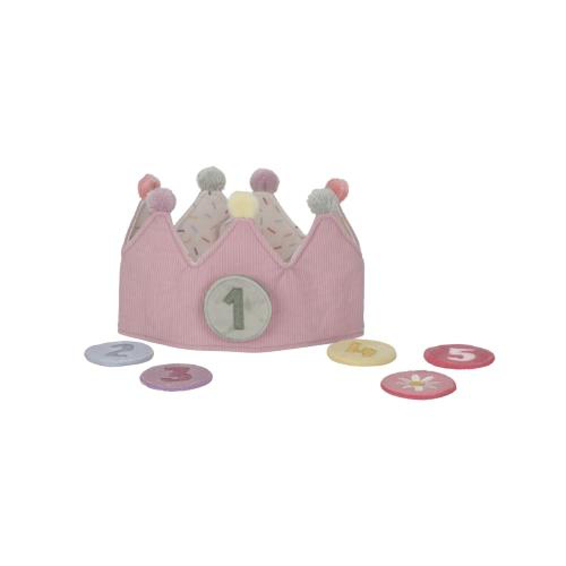 Picture of Little Dutch® Rojstnodnevna krona s številkami Pink