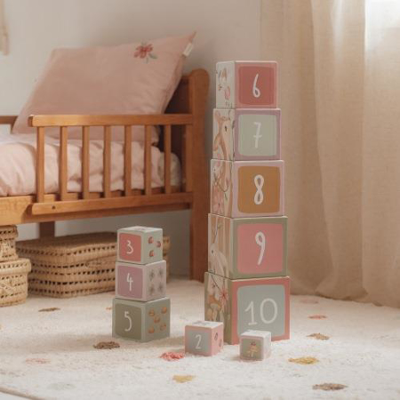 Little Dutch® Piramida iz kock Fairy Garden FSC