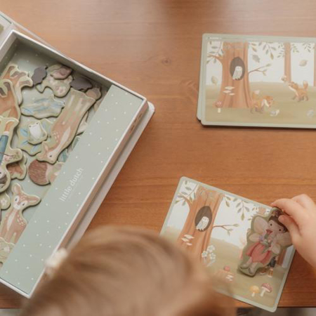 Slika za Little Dutch® Magnetne puzzle Forest Friends FSC