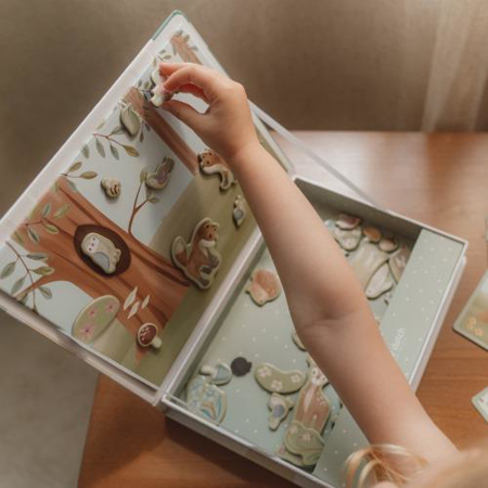 Slika za Little Dutch® Magnetne puzzle Forest Friends FSC