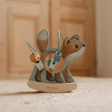 Slika za Little Dutch® Aktivna drvena spirala Lisica Forest Friends FSC