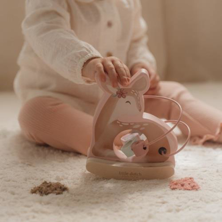Little Dutch® Aktivna lesena spirala Srnica Fairy Garden FSC