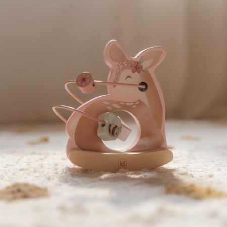 Little Dutch® Aktivna lesena spirala Srnica Fairy Garden FSC