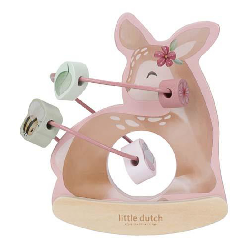 Little Dutch® Aktivna lesena spirala Srnica Fairy Garden FSC