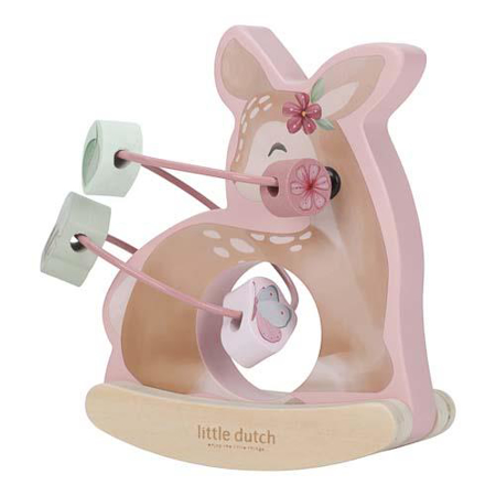 Little Dutch® Aktivna lesena spirala Srnica Fairy Garden FSC