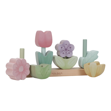 Little Dutch® Drvena slagalica Rožice Fairy Garden FSC