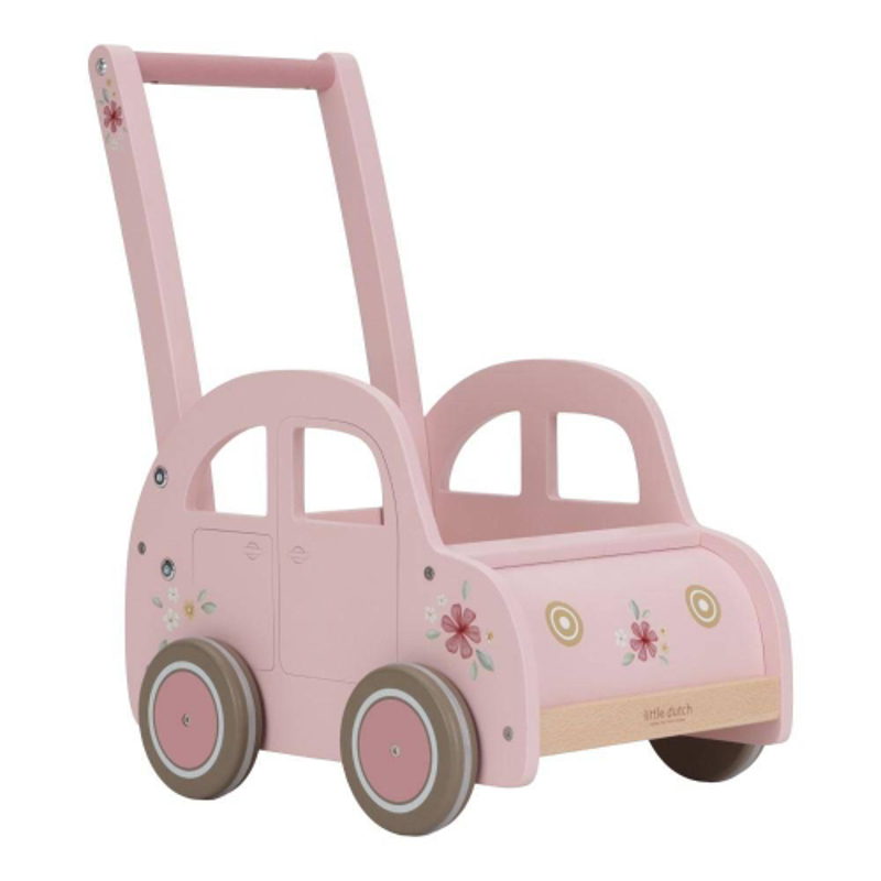 Little Dutch® Lesen Baby Walker Pink FSC