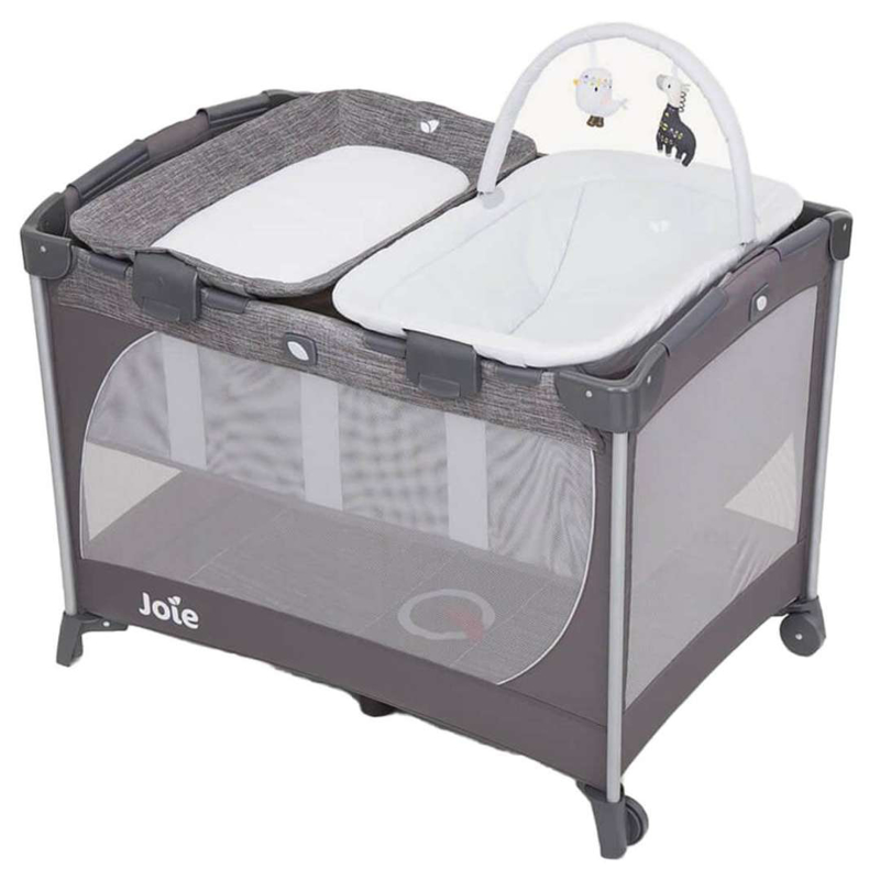 Joie® Prenosna posteljica Commuter™ Change & Snooze Linen Grey