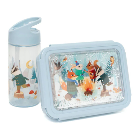 Slika za Petit Monkey® kutija za marendu, ručak ili piknik Bento Bonfire Animals