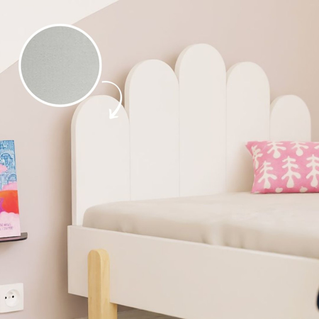 Slika za  Benlemi® Dječji krevet s uzglavljem NOVA 90x200 Light Grey