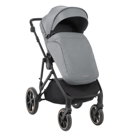 KikkaBoo® Otroški voziček s košaro 2v1 Thea Grey