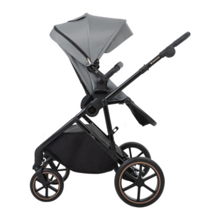 KikkaBoo® Otroški voziček s košaro 2v1 Thea Grey