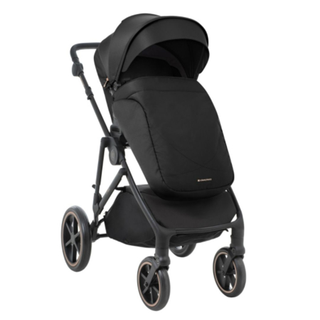 KikkaBoo® Otroški voziček s košaro 2v1 Thea Black