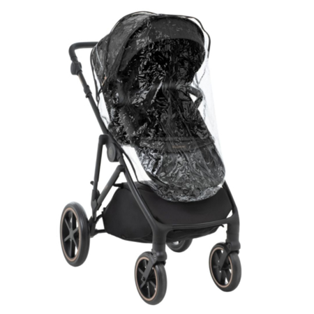 KikkaBoo® Otroški voziček s košaro 2v1 Thea Black