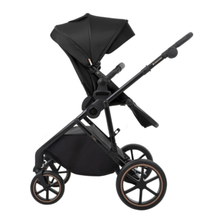 KikkaBoo® Otroški voziček s košaro 2v1 Thea Black