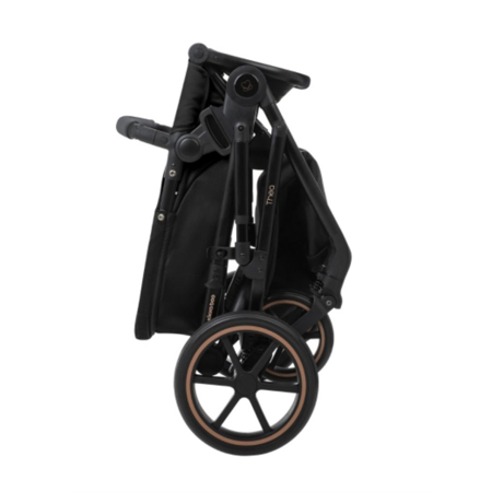 KikkaBoo® Otroški voziček s košaro 2v1 Thea Black