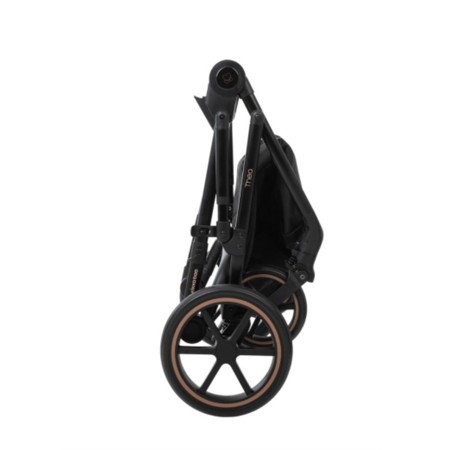KikkaBoo® Otroški voziček s košaro 2v1 Thea Black