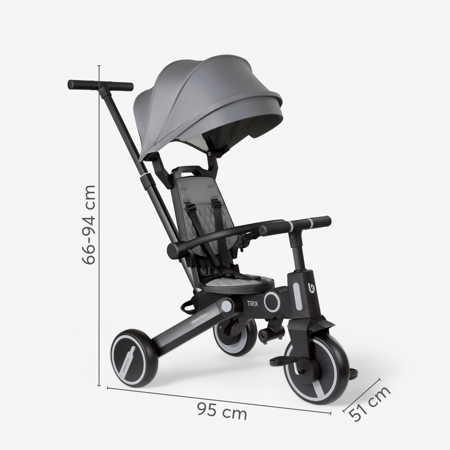 Slika za KikkaBoo® dječji tricikl 7u1 Trix Beige