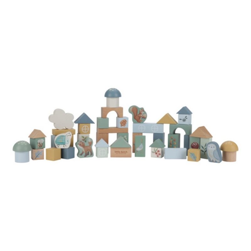 Little Dutch® Kocke za gradnjo Forest Friends