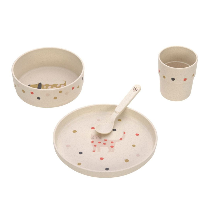 Lässig® Set za hranjenje Little Mateys Spicy Orange