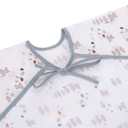 Immagine di Lässig® Bavaglino con le maniche 2 pezzi Tiny Farmer Sheep Blue