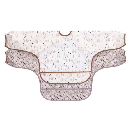 Slika za Lässig® Podbradnjak dugih rukava 2 kom Tiny Farmer Goose Lilac