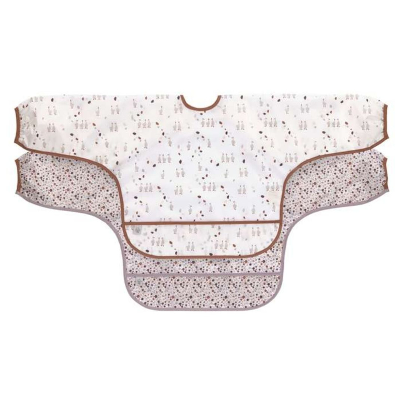 Lässig® Slinček z rokavi 2 kosa Tiny Farmer Goose Lilac