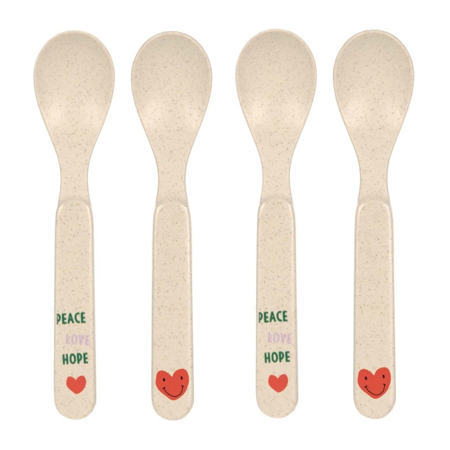 Slika Lässig® Žlica 4 kos Happy Rascals Heart Lavender