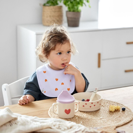 Lässig® Žlica 4 kos Happy Rascals Heart Lavender