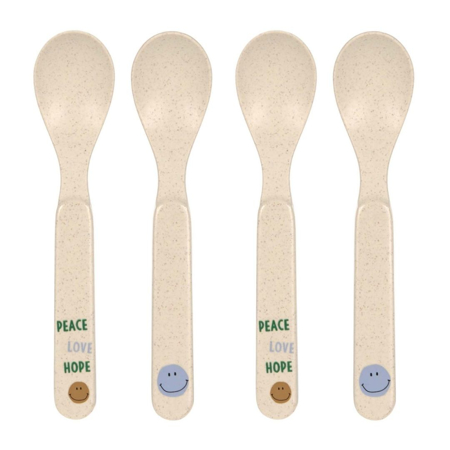 Slika Lässig® Žlica 4 kos Happy Rascals Smile Sky Blue
