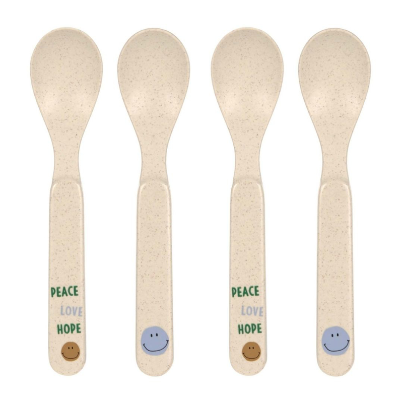 Lässig® Žlica 4 kos Happy Rascals Smile Sky Blue